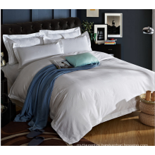 Bleached White 100% Cotton Hotel Jacquard Duvet Cover For Wholesale